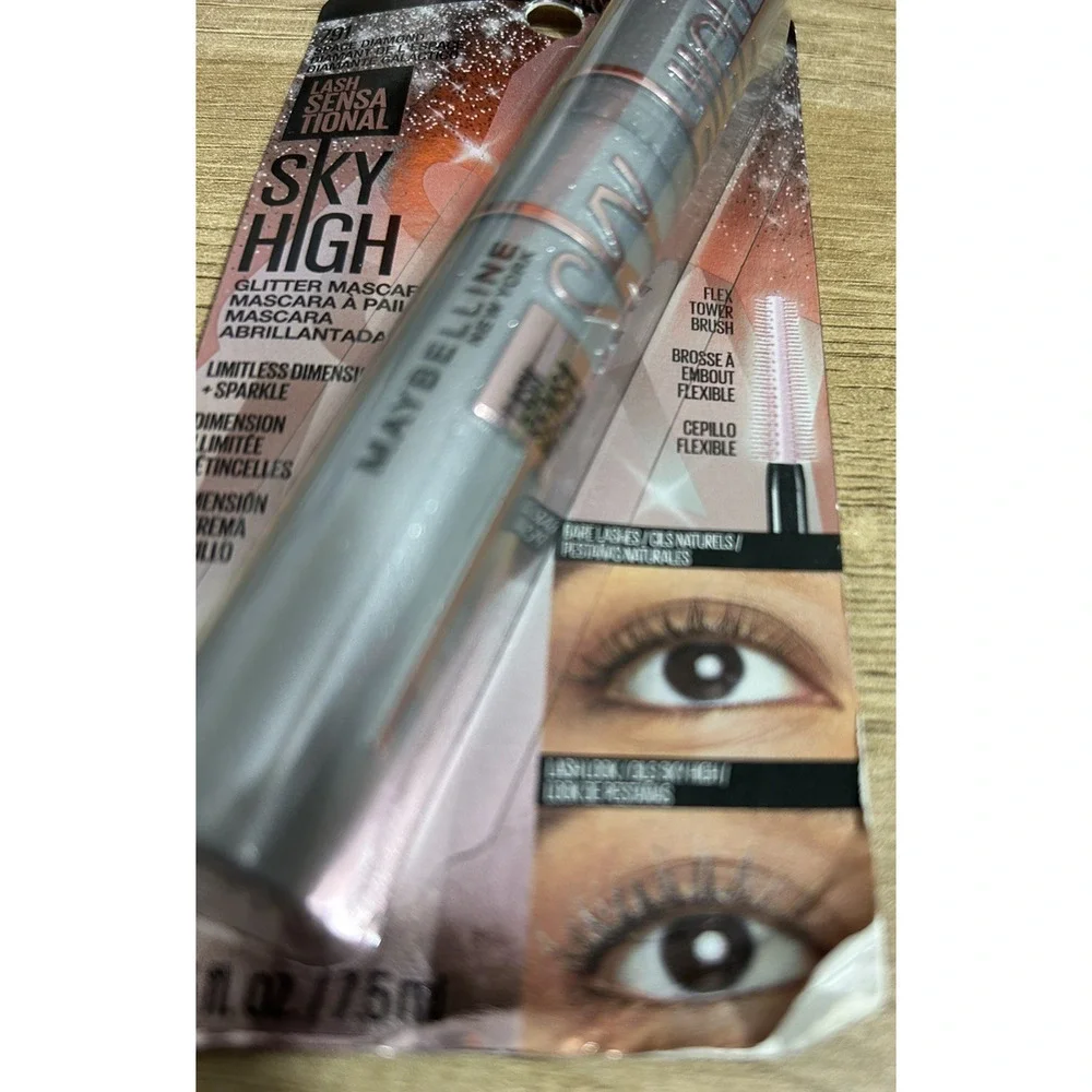 Maybelline Lash Sensational Sky High Glitter Mascara 791 Space Diamond .25 Fl Oz